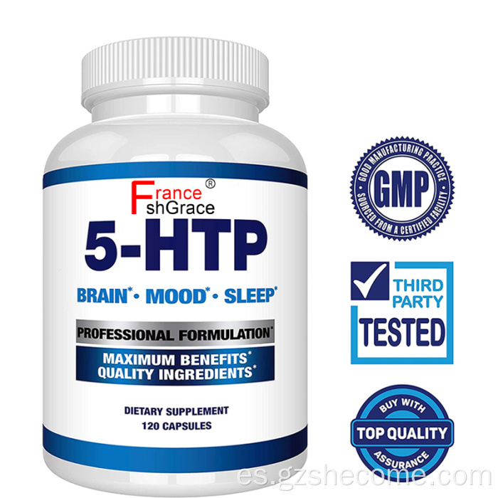 5-HTP más calcio para cápsulas de sueño del estado de ánimo